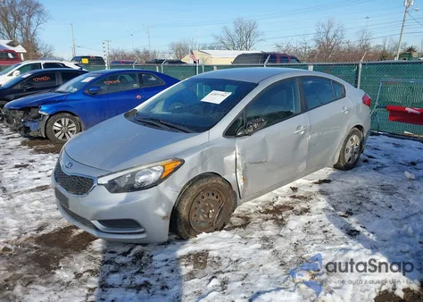 2016 Kia Forte Lx from USA, damaged, VIN KNAFK4A68G5615078